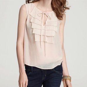 BCBGMAXAZRIA Nettie Bib Blouse In Allure